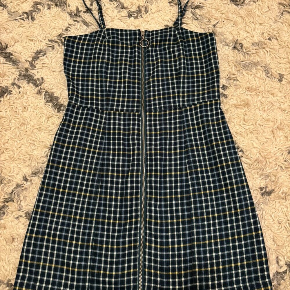 Aeropostale Plaid Zip-Up Dress